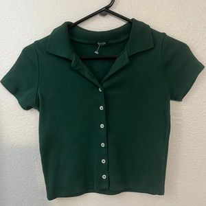 brandy melville collared top